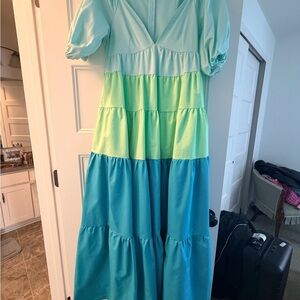 Vestique Aqua Dress